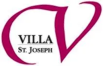 A logo of villa st. Joseph, with the word " cv " in front